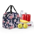 thumbnail image 5 of Pofeuu Rose Flowers Print Lunch Bag Lunch Box Insulated Lunch Bag Adult Lunch Box for Men and Women, 5 of 8
