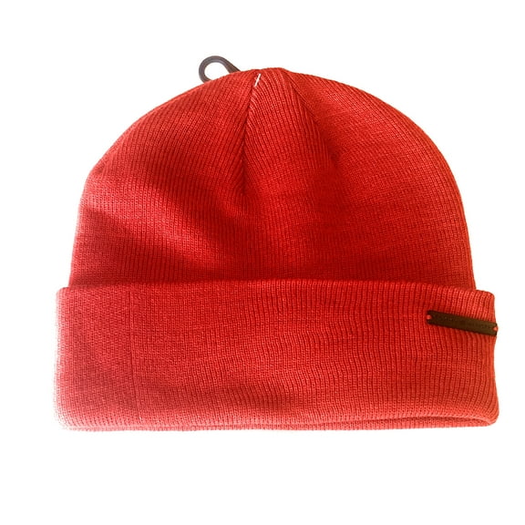 Tommy Hilfiger Men's Beanie - Red - Tommy Hilfiger Badge -One Size