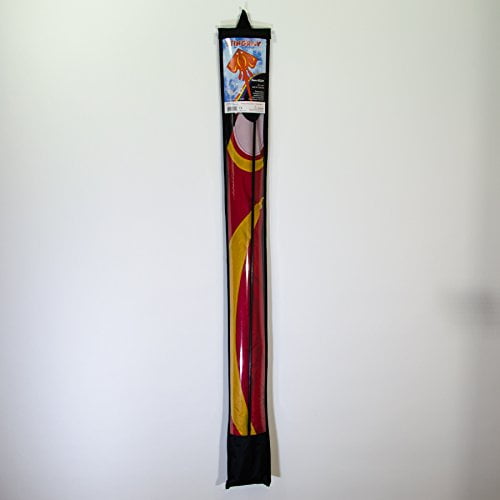 In the Breeze 3221 — Red Stingray Kite - Large Single Line Kite - Ripstop Fabric - Kite Line and Bag Included