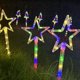 thumbnail image 4 of Estaca Patio Con Solar Navidad Estrella/árbol Colorida/cálida Impermeable Encendido Automático para Fiesta Navideña Rojo, 4 of 9