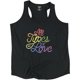 thumbnail image 1 of Reebok Womens All Types Of Love Racerback Tank Top black XS, 1 of 2