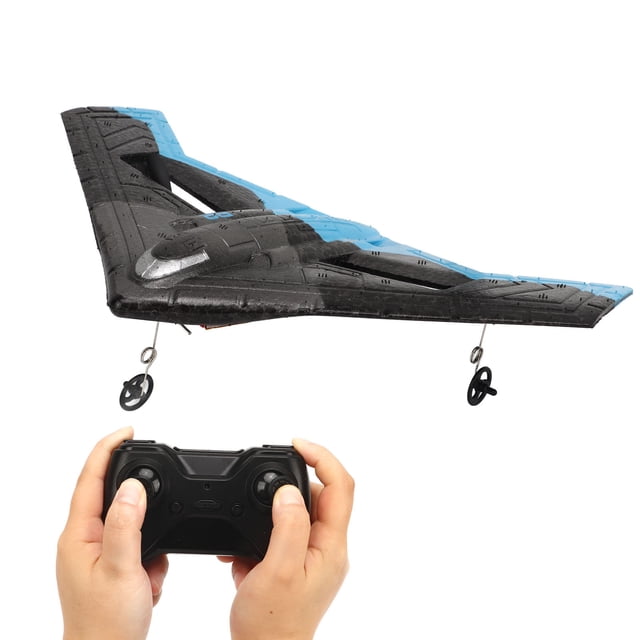 Avión de Control Remoto 2.4Ghz Bling Bling Planeador Azul 2 Baterías
