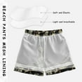 thumbnail image 5 of joogoo Boys Swim Trunks One Hundred Dollar Bills with Chain Beach Board Shorts Drawstring Swimsuit S, 5 of 6