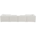 thumbnail image 3 of Meridian Furniture Cube Cream Durable Linen Modular Sectional, 3 of 3