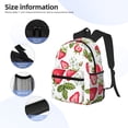 thumbnail image 5 of Vsdgher Strawberry1 Print Unisex Large Capacity Bookbag Schoolbag Casual Daypack for High School/College/Teens/Travel/Work, 5 of 8