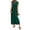 Dark-Green, variant on Womens Maxi Dress Round Neck Sleeveless Sundress Loose Split Wrinkle-Free Summer Long Dresses with Pockets