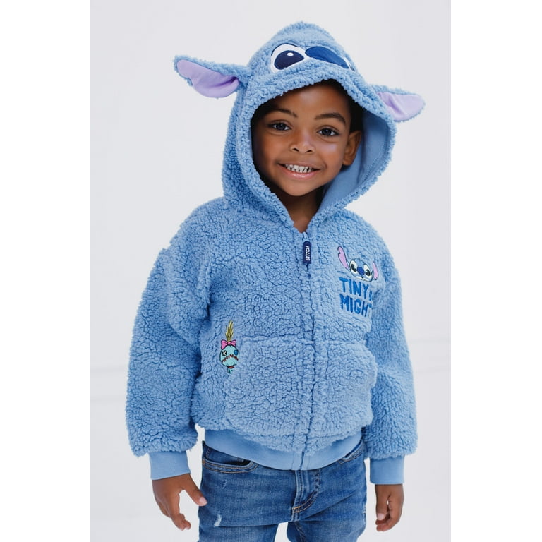Disney Lilo & Stitch Cozy Sherpa Cosplay Hoodie Newborn to Big Kid