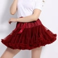 thumbnail image 6 of Wowcloth Women's Mesh Tulle Puffy Petticoat Tutu Ballet Bubble Short Ballerina Skirt, 6 of 6