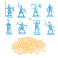 thumbnail image 3 of Miangastore 200pcs Plastic Mini Toy Soldier Figures Medieval Soldiers Figures Toy Sand Table Soldier Models Medieval Action Figures Warrior Action Figure, 3 of 9