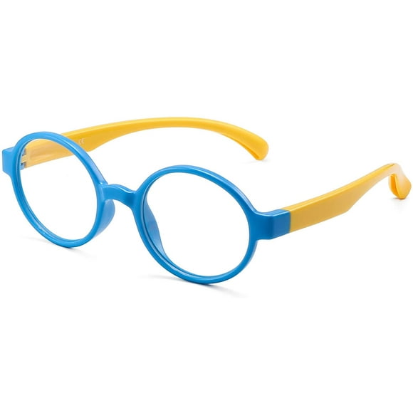 Lunettes Enfants Blocage Lumière Bleue Ronde Anti Yeux Douche Lunettes pour Ordinateurs Téléviseurs Jeux Vidéo Garçons Filles----(Quantity)