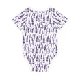 thumbnail image 2 of Rocae Lavender Flowers for Baby Climbing Clothes Soft Baby Romper for Active Infants Comfortable and Breathable Crawling Jumpsuit Unisex Baby Outfit 3 Months, 2 of 8