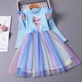 thumbnail image 1 of 3-10 Años Vestido De Niña Frozen Princesa Elsa Nueva Moda Navidad Halloween Fiesta Disfraz Infantil, 1 of 3