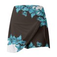 thumbnail image 3 of Women's Athletic Flowy Running Shorts Floral Prints Butterfly Flowy Shorts Cute Summer Skorts Blue M, 3 of 3