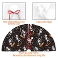 thumbnail image 4 of Sikiie Jumping Skull 30-48 inches {designName} Print Christmas Tree Skirt Snowman Xmas Tree Skirt with Edge Christmas Decorations for Holiday Party36", 4 of 7