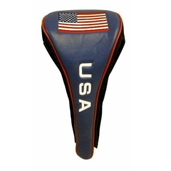 JP Lann USA Flag Driver Golf Club Headcover with Magnetic Closure