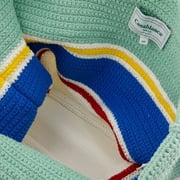 Casablanca Womens Crochet Shopper Bag - Cotton - Multicolor Multicolor