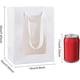 thumbnail image 2 of 10 paquetes de bolsas de papel kraft blancas con ventana transparente de 8 x 6 x 4 pulgadas, bolsas de regalo con asa para regalos de boda, propuestas, dulces y regalos., 2 of 9
