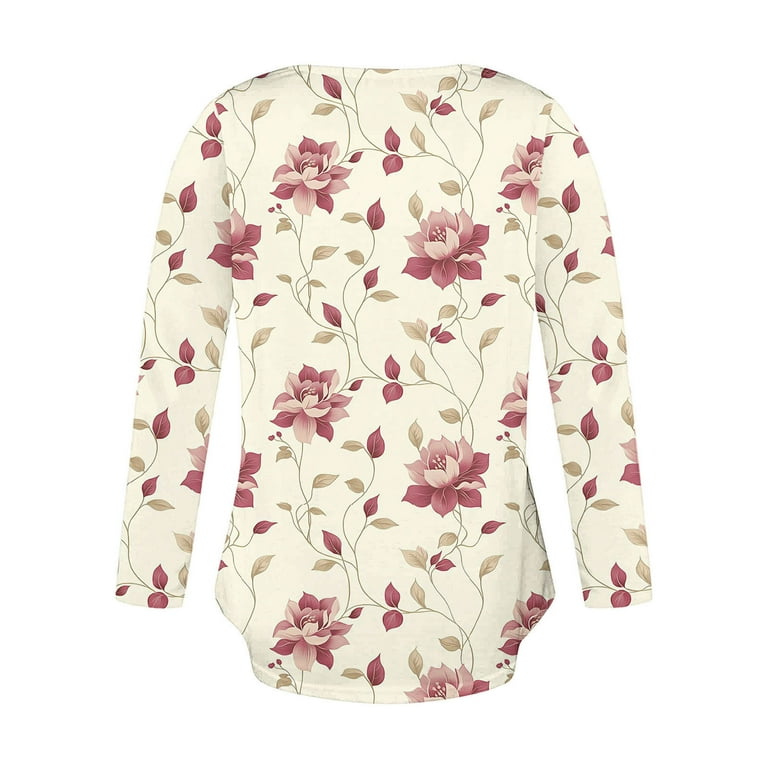 Oplxuo 2025 Fall Long Sleeve Shirts for Women Cross V Neck Tops