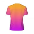 thumbnail image 6 of T Shirt For Men Gym T-Shirt For Men Watercolor Sunset T-Shirts Popular Gradient Ombre Summer Tees O, 6 of 7