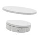 thumbnail image 2 of Expositor giratorio eléctrico con plataforma giratoria de 360 ​​grados Blanco, 2 of 9