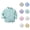 Mint Green, variant on Boys Dress Shirts Long Sleeve Button Down Stand Collar Spring Shirt School Uniform 3-13 Years