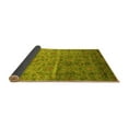 thumbnail image 2 of Ahgly Company Indoor Rectangle Abstract Yellow Contemporary Area Rugs, 5' x 8', 2 of 4