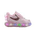 thumbnail image 3 of Tenis Para Niña Con Luces Led Rosa Agujetas Super Ligeros rosa 15, 3 of 6