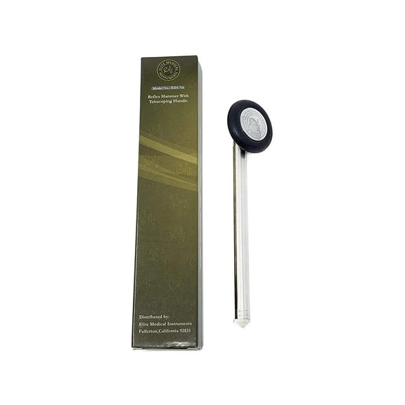 EMI Babinski Telescoping Reflex Hammer – Compact Design with Pointed Tip and Rubber Head for Neurological Testing