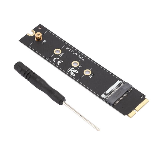 Tarjeta Adaptadora Ssd M2 Sata - Para Macbook 2012 Tarjeta Vertical De Disco Duro De Estado Sólido A1465 A1466 Moyic EL008028-00