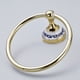 thumbnail image 5 of Toystoory Anillo de toalla de baño de estilo vintage de primera calidad dorado, duradero y confiable, fácil de instalar, aleación de zinc Accesorios de baño B, 5 of 6