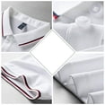 thumbnail image 5 of Men's Mulberry Silk Polo Shirts Summer Shirts Short Sleeve Polo Shirt, 5 of 22
