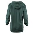 thumbnail image 3 of A2Y Women's Oversized Loose Fit Longline Long Sleeve Pockets Hoodie Sweatshirts Huntergreen L, 3 of 6
