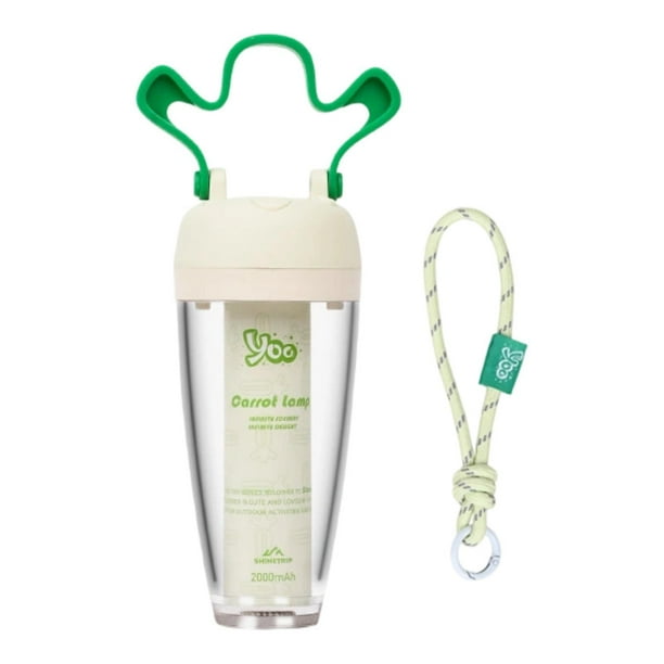 Linterna de campamento LED luz ambiental atenuación creativa de carpa versátil lámpara de zanahoria luz de campamento para el jardín de picnic de