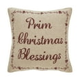 thumbnail image 2 of VHC Brands Gable Prim Christmas Blessings Pillow 12x12, 2 of 4