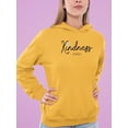 thumbnail image 2 of Kindness Is Magic Daisy Hoodie Women -Image by Shutterstock, Female Large, 2 of 4
