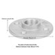 thumbnail image 2 of M Buder 10Pcs DN20 Base de brida de 4 orificios Herramienta de hardware Rosca británica de 3/4 pulgadas, 2 of 10