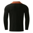 thumbnail image 4 of Vedolay Men's Cardigan Sweater Long Sleeve Oversized Open Front Sweaters Coat 2023 Black,M, 4 of 4