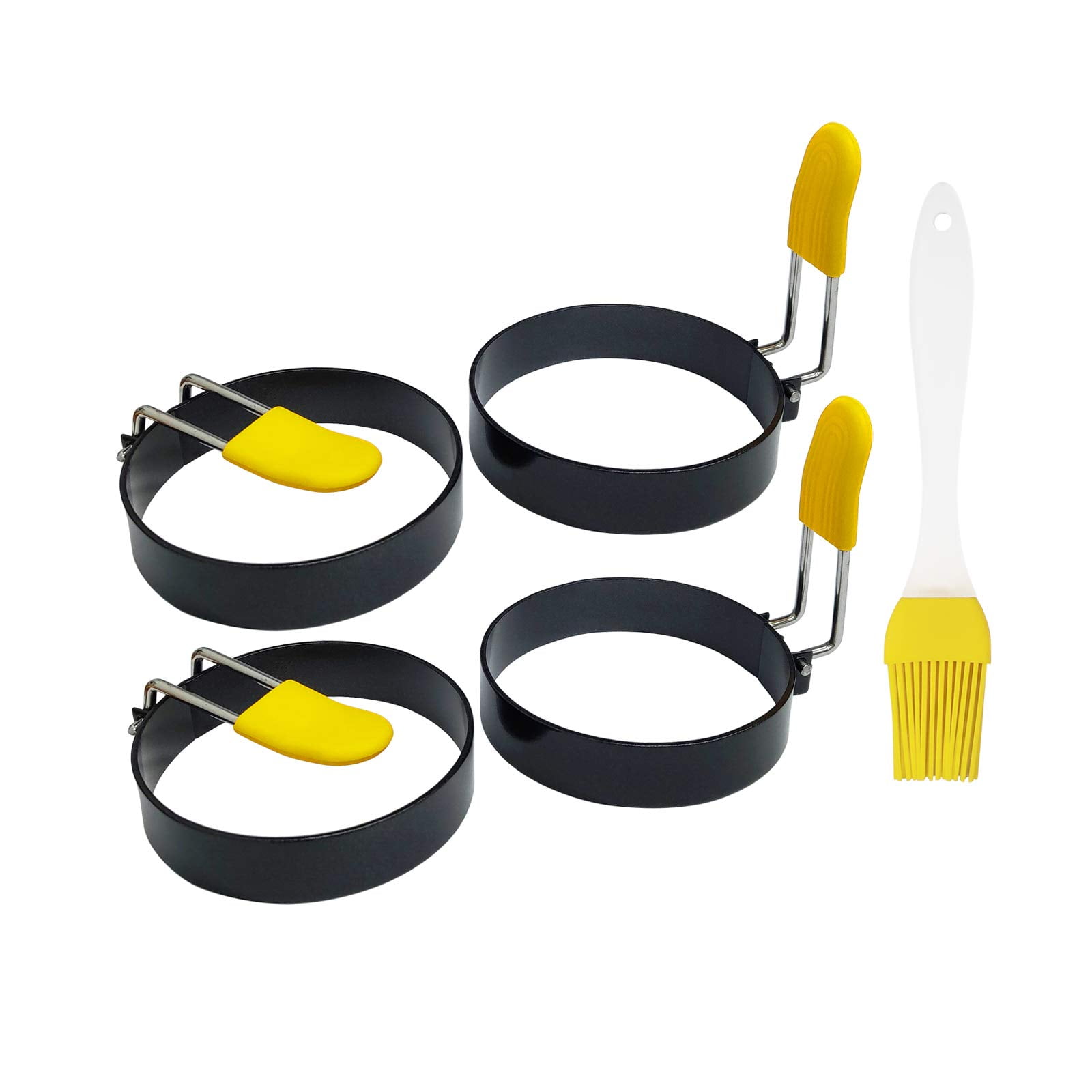 Egg Ring for Frying Eggs and English Muffin Round Egg Shaper Mold