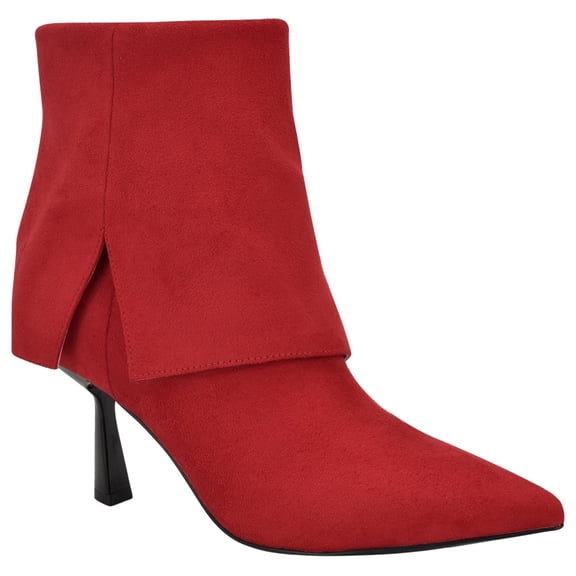 Nine West Women's Bazie Bootie, Red 610, 8