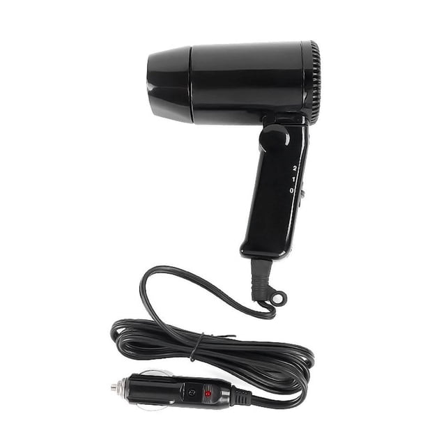 Secador De Pelo De Viaje 12V 216W Secador De Pelo De Coche Plegable Compacto Para Acampar En Coche Monstrate CE006319-00