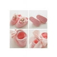 thumbnail image 3 of Topumt 3pair Newborn Baby Girl Toddler Lace Frilly Bow Ankle Anti Slip Socks 0-3T, 3 of 5