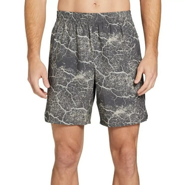 DSG Agility Athletic Woven 8" Running Short Lavascape Asphalt Grey MENS ; SMALL