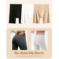thumbnail image 5 of OEIOEI No Show Slip Shorts for Women High Waisted Seamless Underwear 3 Pack(L,Basic Mix), 5 of 9