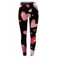 thumbnail image 3 of Valentine's Day Cute Print High Waist Skinny Comfortable Sports Leggings For Women Warm Leggings for Women plus Size Womens Work Leggings Yoga Leggings Womens Cropped Pants Women plus Size Leggings 3x, 3 of 3