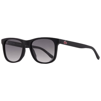 Unisex Lacoste L848S 001 Sunglasses: Grey Square Frame with Dark