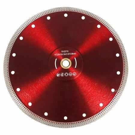 

waltyotur 10 Saw Blade For Cutting Porcelain Tile Ceramic Granite Marble Brick