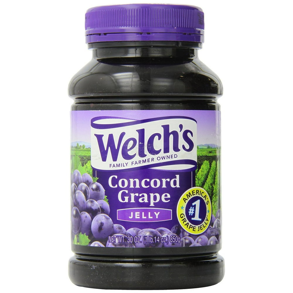 12 PACKS Welch's Concord Grape Jelly, 30 Ounce