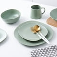 thumbnail image 6 of Stone + Lain Delilah Porcelain Collection Dish Set, 6 Salad Plates Service for 6, Honeydew, 6 of 6