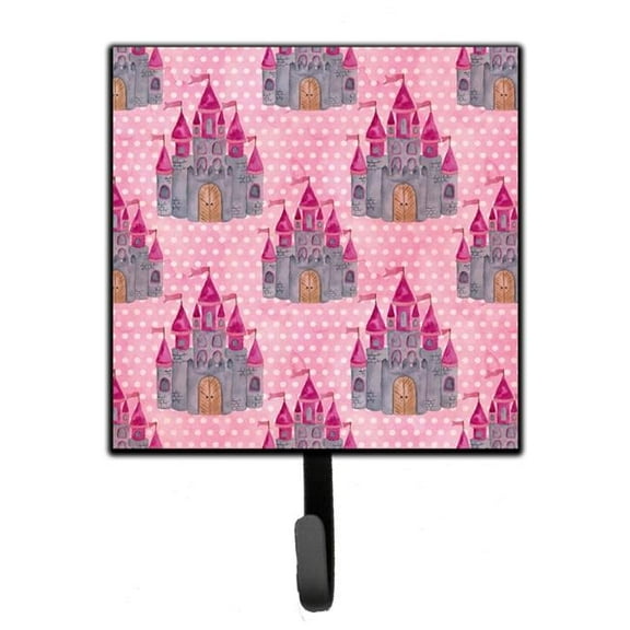 Watercolor Princess Castle Leash or Key Holder, 4.25 x 1 x 7 in.