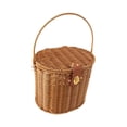 thumbnail image 2 of Woven Fruit Basket Carrier Durable PP and Iron Construction for Wedding Gifts and Vegetable Storage, 2 of 8